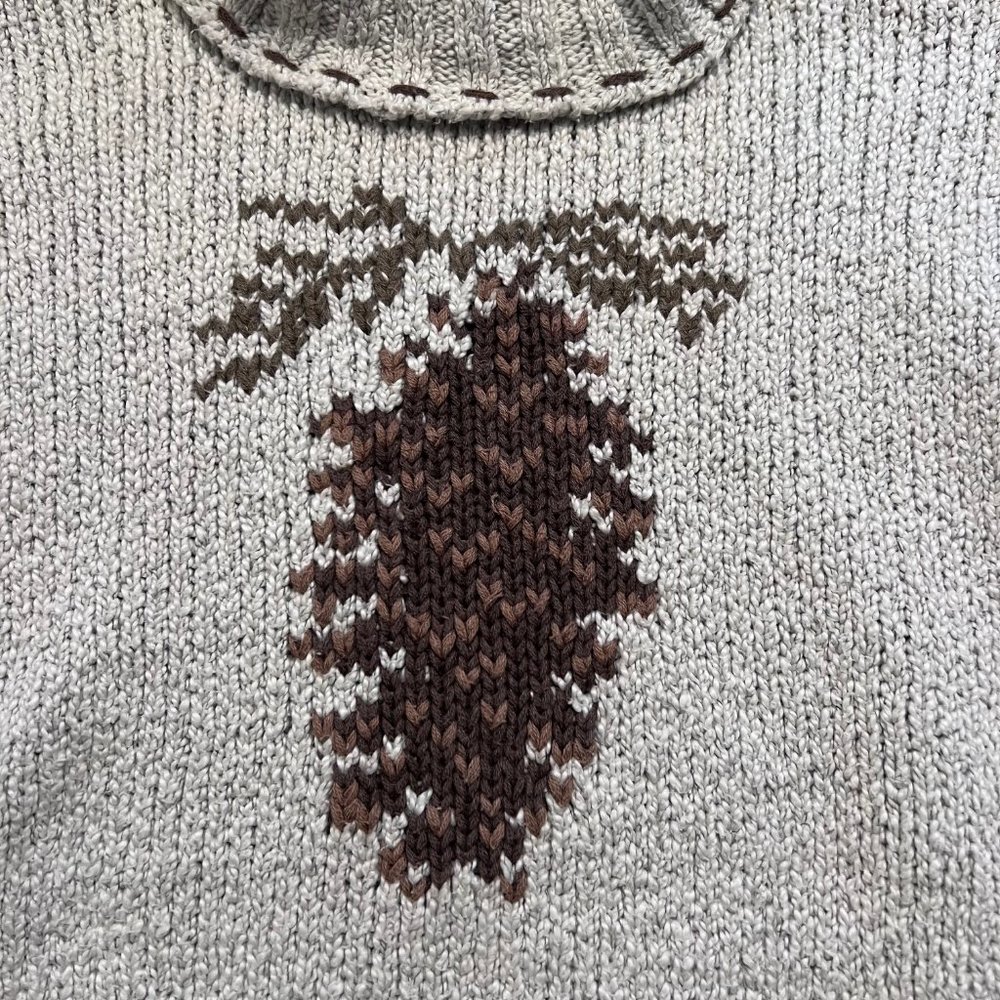 Woolrich Heavy Cotton Turtleneck - Cream